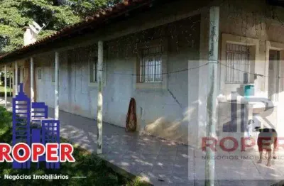 Sitio com com escritura de 81.176 m²/ casa sede com rancho para festas à venda em atibaia por r$ 1.300.000,00