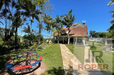 Linda chácara com escritura de 17.297 m²/ casa sede/ piscina à venda em áruja