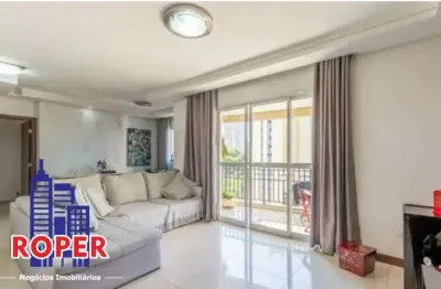 Excelente apartamento de alto padrão com 141 m²/3 suites/3 vagas/ varanda à venda próximo ao shopping analia franco, são paulo