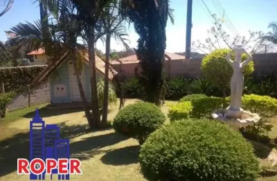 Excelente chácara de 1.190 m²/casa sede/piscina/área gourmet à venda no condominio fechado mirante da serra em são roque