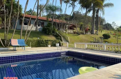 Excelente chácara com 24.000 m² com casa sede e lago à venda em mogi das cruzes