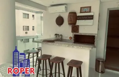 Lindoa apartamento mobiliado de 180 m²/3 suites/3 vagas/varanda à venda na praia de pitangueiras guaruja.