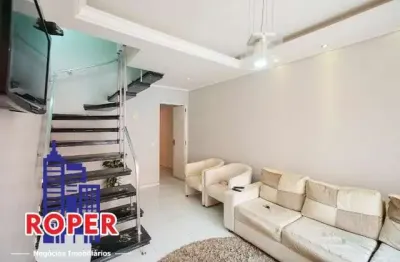 Excelente sobrado de 140 m²/2 dormitórios/2 vagas/espaço gourmet/edicula à venda na vila prudente, são paulo