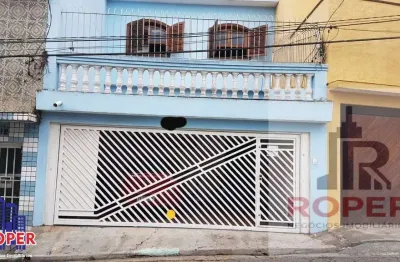 Lindo sobrado de 195 m²/3 dormitórios/2 vagas à venda na vila oratorio.