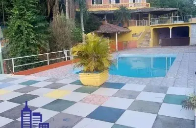 Excelente chácara com 2.300 m²/ casa sede/piscina e área gourmet à venda em itapevi por r$ 990.000,00