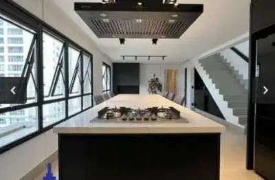 Linda cobertura duplex de 171 m²/3 suites/espaço gourmet/piscina à venda no sítio tamboré alphaville - barueri