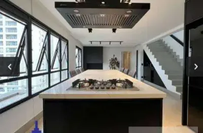 Linda cobertura duplex de 171 m²/3 suites/espaço gourmet/piscina à venda no sítio tamboré alphaville - barueri