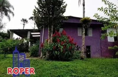 Excelente chácara de 4.000 m²/3 casas/piscina/ tanque de peixe à venda em embu guaçu