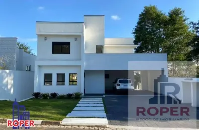 Excelente casa de 300 m²/3 suites/4vagas/ piscina e área gourmet à venda em condomínio fechado arujá hills iii