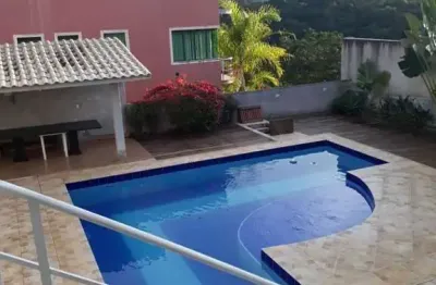 Excelente casa de 450 m²/5 suites/espaço gourmet e piscina à venda no reserva ibirapitanga em santa isabel