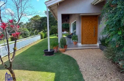 Linda casa térrea com 3 suites/ área gourmet/4 vagas à venda no condominio parque das graças i em atibaia