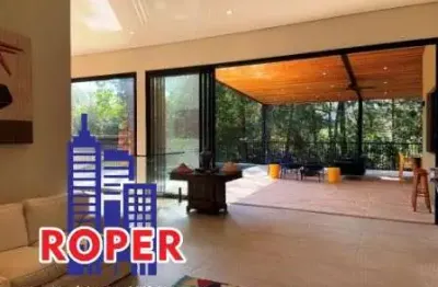 Linda casa mobiliada de alto padrão com 455 m²/casa sede/piscina/espaço gourmet a venda/locação em condominio fechado estância parque atibaia