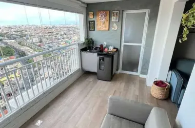 Lindo apartamento de 65 m²/2 dorms/2 vagas/ varanda gourmet à venda na v em