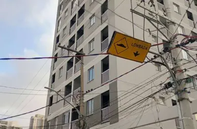 Lindo studio mobiliado com 17 m²/varanda à venda na vila santa clara