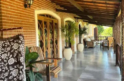 Linda chácara com 12.500 m²/casa sede/piscina à venda em são roque