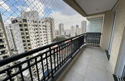 Studio mobiliado com 50 m¹/varanda/1 vaga para alugar no analia franco