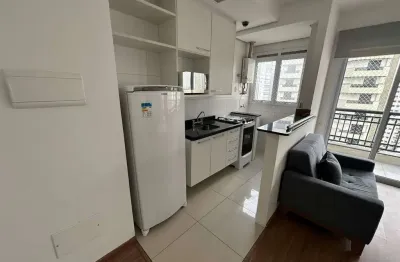 Studio mobiliado com 50 m¹/varanda/1 vaga para alugar no analia franco