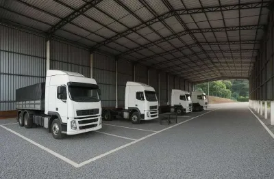 Galpão c/ 1.600 m² c/ terreno de 9.000 m² p/ alugar em santana do parnaiba