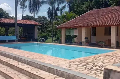 Chácara com 1.700 m²/casa/piscina à venda no cond vale das garças/ campinas