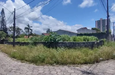 Terreno de esquina com escritura em peruíbe - r$ 850.000,00.