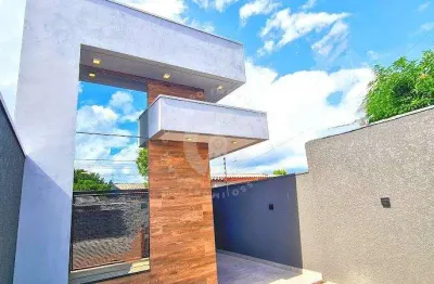 Casa com 2 dormitórios com suíte à venda, carimã, foz do iguacu - pr