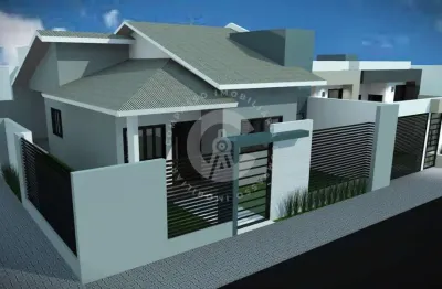 Casa com 3 dormitórios à venda, santa terezinha de itaipu - pr