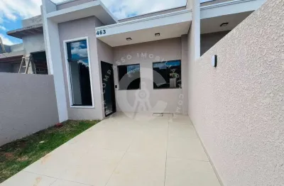 Casa com 2 dormitórios à venda, jardim alvorada, foz do iguacu - pr