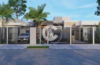 Casa com quarto e suíte, entrada parcelada  parque da lagoa, foz do iguacu - pr