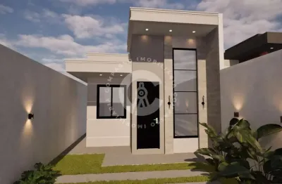 Casa nova no novo mundo com 1 suíte, quintal e ótima localização. entrega março 2026. agora vem ver