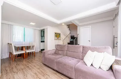 Casa em condomínio fechado com 3 quartos à venda na rua cora coralina, 110, santa cândida, curitiba, 167 m2 por r$ 730.000