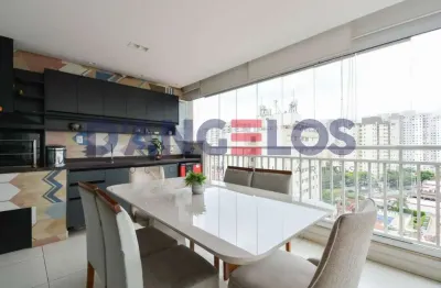 Lindo apartamento à venda no tatuapé com 3 quartos, 1 suíte e 2 vagas de garagem!