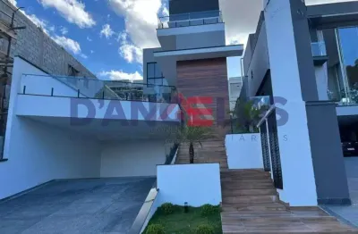Imóvel de luxo em condomínio: sobrado com 3 suítes e 4 vagas no real park arujá - sp