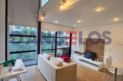 Loft de luxo na vila nova conceição: apartamento com 1 quarto, 1 suíte e 45m² em são paulo-sp