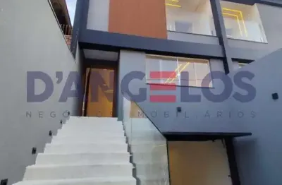Sobrado de alto padrão com 3 suítes, 7 vagas na vila alpina, são paulo-sp: seu novo lar de luxo!