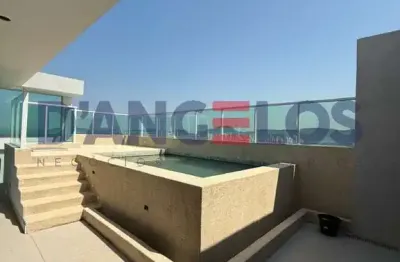 Cobertura Duplex de Luxo no Guarujá: 3 Quartos, 2 Suítes, 163,43m² - Loteamento João Batista Julião