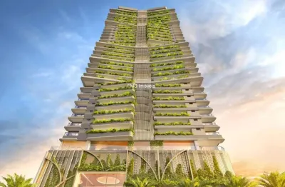 Apartamento de luxo no brooklin: 4 quartos, 4 suítes, 5 banheiros, 4 vagas, 438m² - são paulo-sp