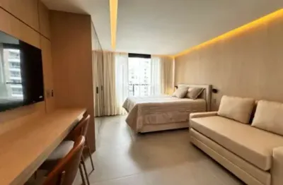 Studio para locação no itaim bibi, 1 quarto, 1 banheiro, 30m².