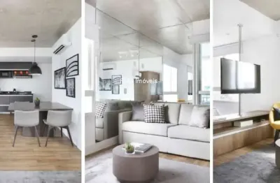 Apartamento à venda em cidade monções, 1 quarto sendo 1 suíte, 2 banheiros, 1 vaga de garagem.