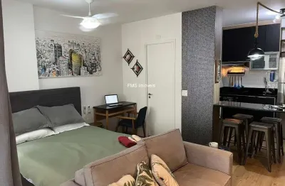 Apartamento à venda no centro de são paulo-sp com 1 quarto, 1 sala, 1 banheiro e vaga de garagem!