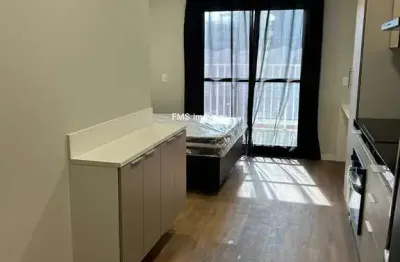 Apartamento à venda ou locação em santo amaro, com 1 quarto, 1 banheiro, 27m² de área.