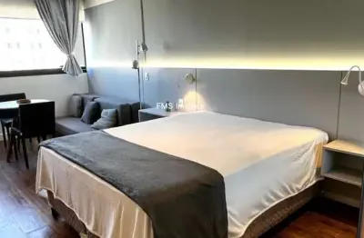 Apartamento à venda na vila olímpia com 1 quarto, 1 banheiro, 1 vaga.