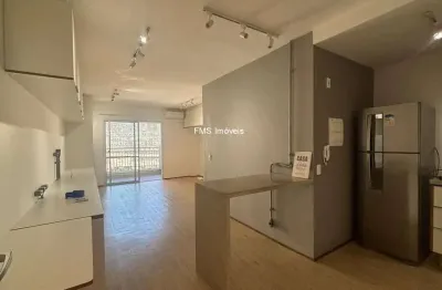 Apartamento à venda no centro de são paulo-sp: 1 quarto, 1 sala, 1 banheiro, 1 vaga de garagem, 46m² de área.