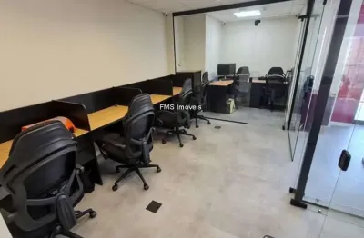 Conjunto comercial para locação em indianópolis, são paulo-sp: 1 sala, 1 vaga, 46m² de área.