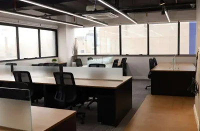 Conjunto comercial de alto padrão para locação na vila olímpia de 280m²