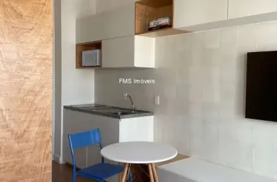 Apartamento à venda no Campo Belo, São Paulo-SP: 1 quarto, 1 suíte, 1 sala, 1 banheiro, 24,00 m² de área.