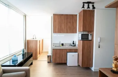 Apartamento para locação na vila nova conceição: 1 quarto, 1 sala, 1 banheiro e 1 vaga de garagem!