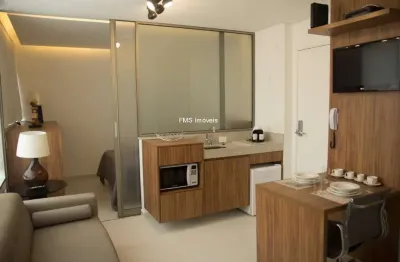 Apartamento para locação na Vila Nova Conceição: 1 quarto, 1 sala, 1 banheiro e 1 vaga de garagem!