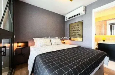 Imperdível oportunidade de apartamento para venda ou locação no Itaim Bibi, São Paulo-SP: 1 quarto, 1 banheiro, 1 vaga de garagem, 29m².