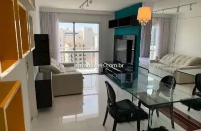 Apartamento à venda em Moema, São Paulo-SP: 1 quarto, 1 suíte, 2 salas, 1 banheiro, 1 vaga de garagem, 47m² de área.