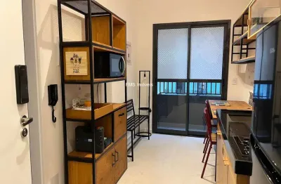 Aluguel de Apartamento Mobiliado na Bela Vista/SP - 1 quarto, 1 sala, 1 banheiro, 25,00 m² de área